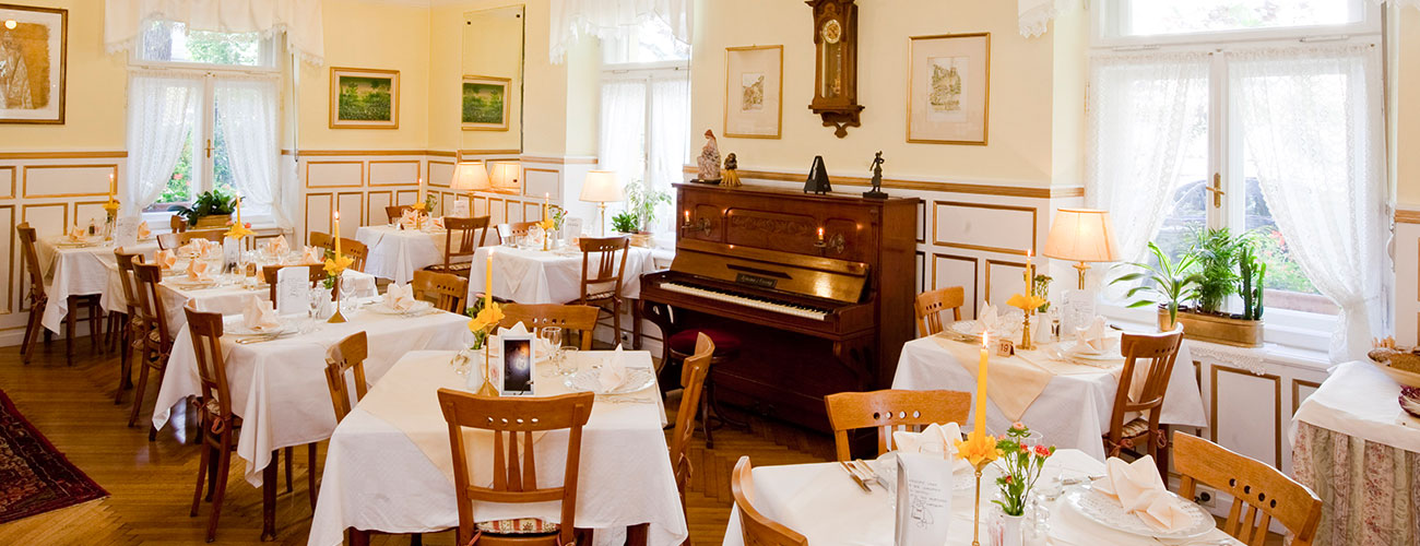 Bright dining room of Westend, Hotel in Merano