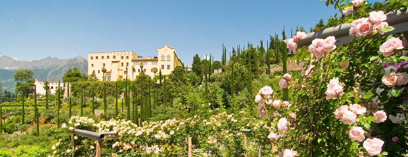 Trauttmansdorff Castle and garden in Merano